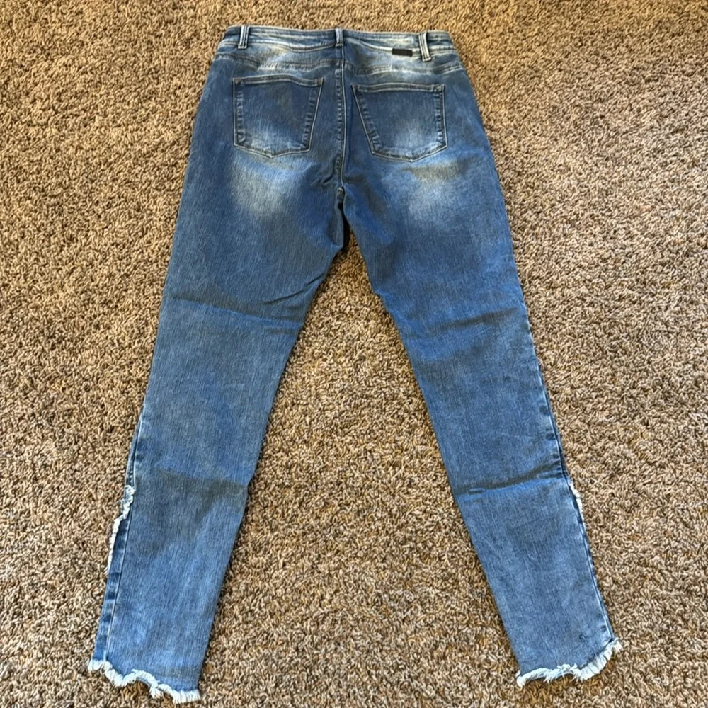 Eliana high rise ankle size 30 medium wash - Picture 2 of 5